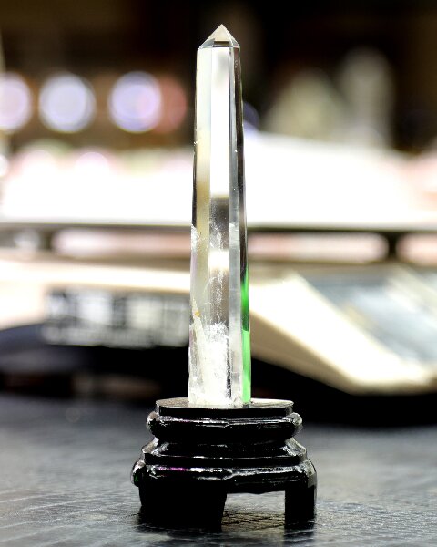 Natural Clear Quartz Hexagonal Prism - Energy Cleansing Handcrafted Crystal