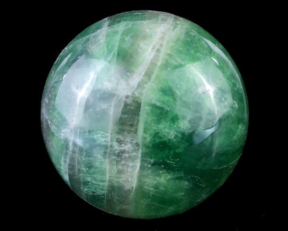 80mm Fluorite Hand Carved Crystal Mushroom Sculpture