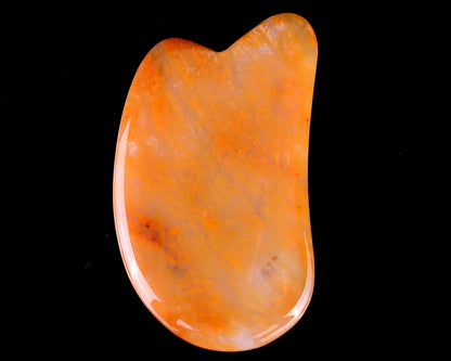 4.7" Gemstone Hand Carved Crystal Guasha Tool,Massage Tool