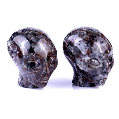 1.5" Yooperlite Hand Carved Crystal Elf Alien Sculpture