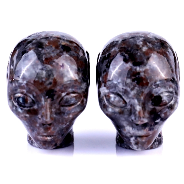 1.5" Yooperlite Crystal Elf Alien – Hand Carved Gemstone Fine Art Sculpture for Healing