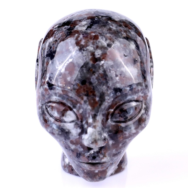 2.0" Yooperlite Crystal Elf Alien – Hand Carved Gemstone Fine Art Sculpture for Reiki Healing