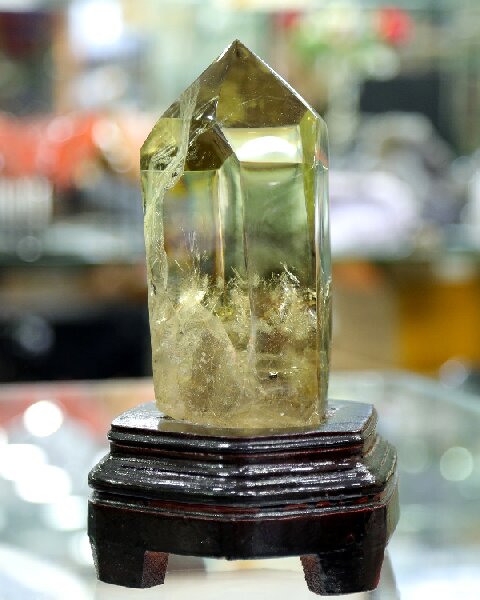 Natural Citrine Tower - Hand Polished Crystal Decor for Home & Office