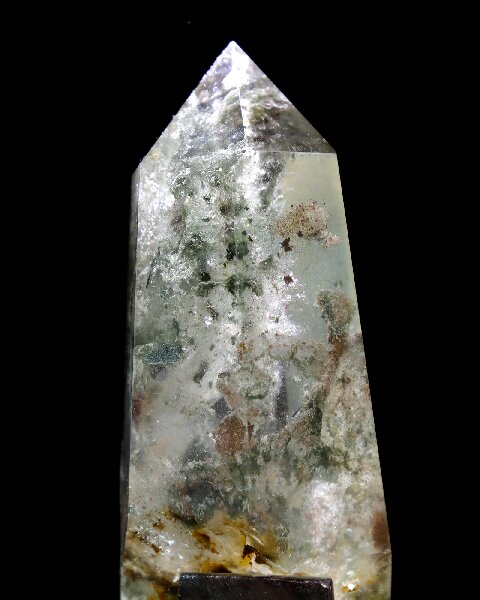 Genuine Phantom Crystal Tower - Feng Shui Protection Crystal Column for Office Decor