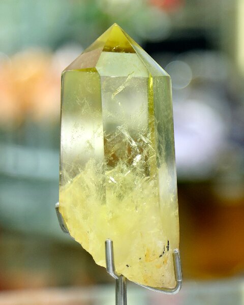 Citrine Wealth Crystal Tower - Raw Natural Stone Decor for Living Room, Bedroom & Desk