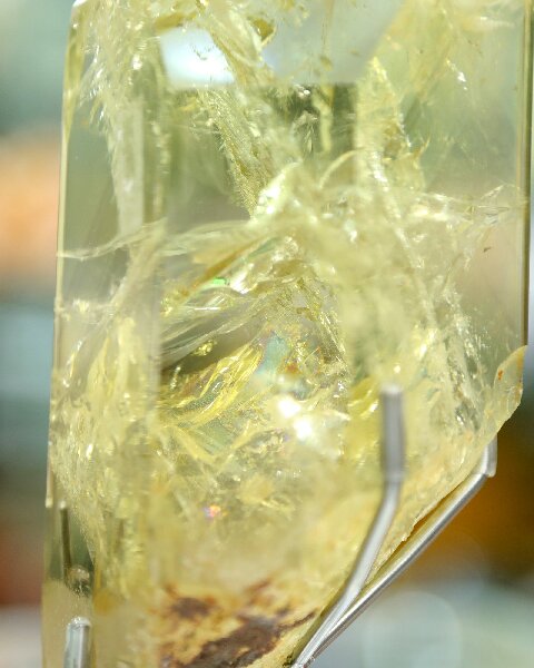 Polished Citrine Tower - Natural Crystal Obelisk for Healing, Prosperity & Home Styling