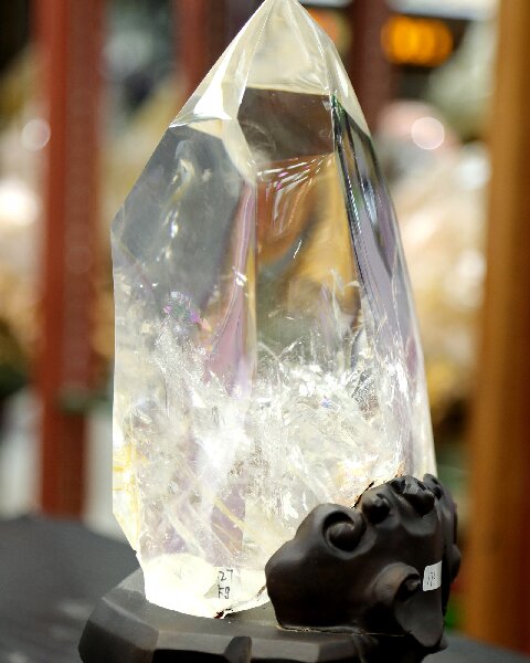 Clear Quartz Hexagonal Prism - Natural Hand Polished Healing Home Decor