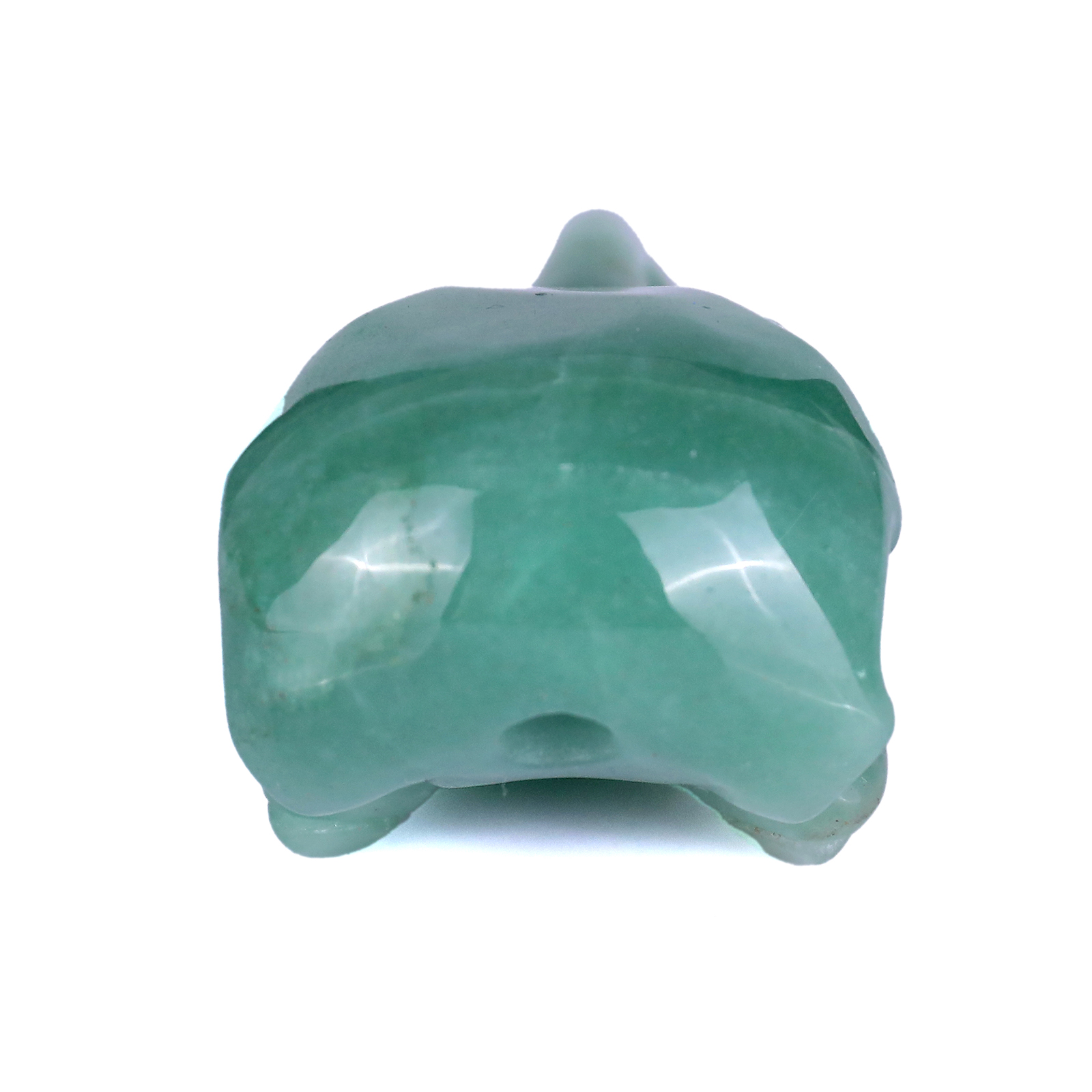 Green Aventurine Crow Skull