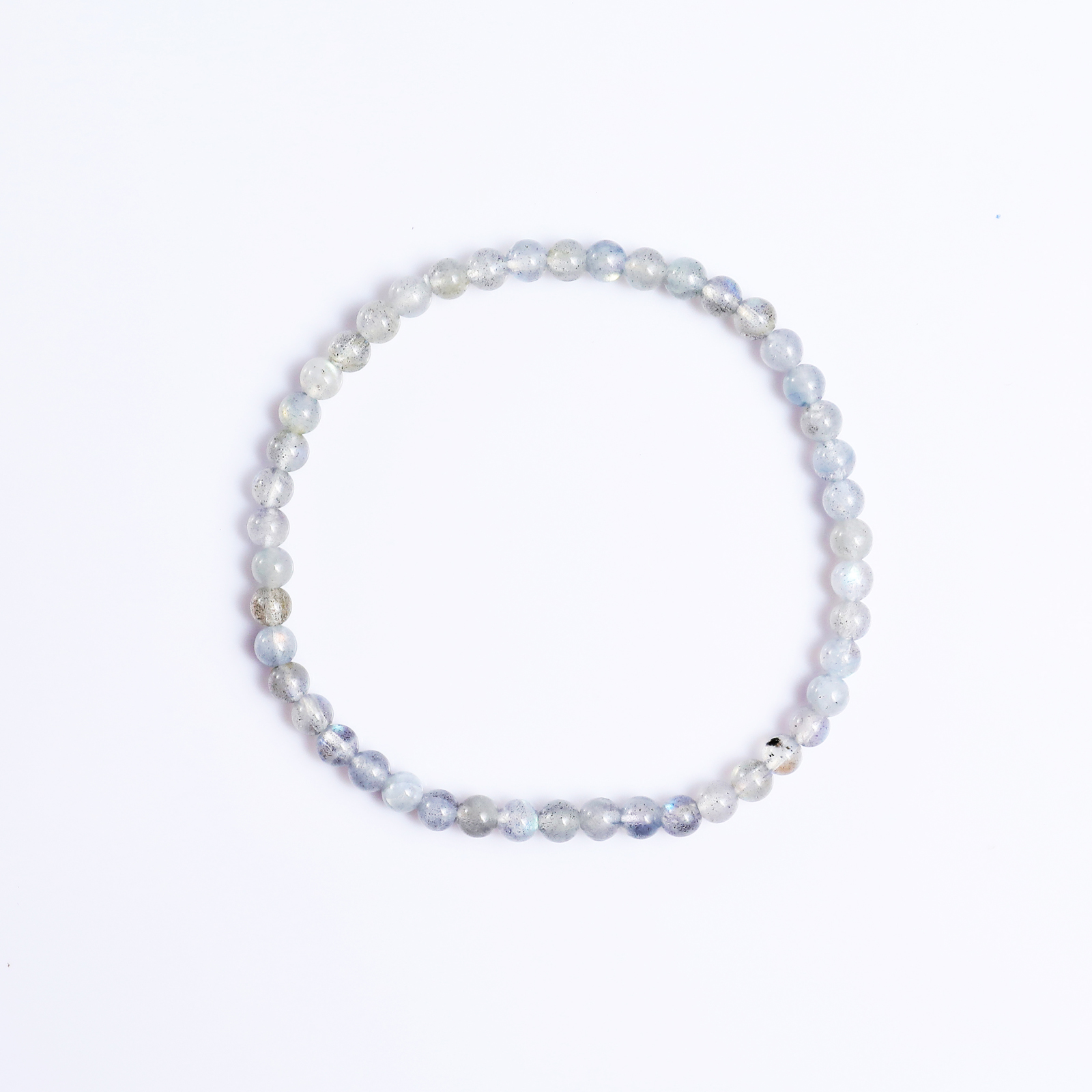 Natural Labradorite Crystal Bead Bracelet,Healing Energy Bracelet
