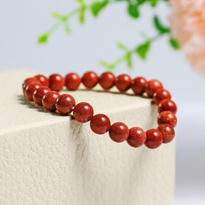 Natural Gold Stone Crystal Bead Bracelet,Healing Energy Bracelet