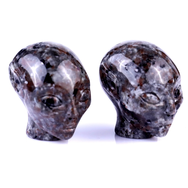 1.5" Yooperlite Crystal Elf Alien – Hand Carved Gemstone Fine Art Sculpture for Healing