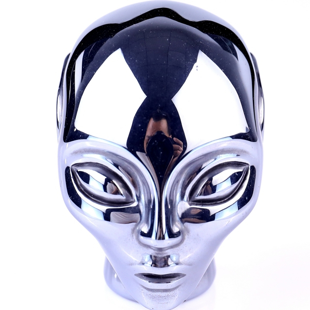 2.9" Terahertz (Tera-Hertz) Crystal Elf Alien – Hand Carved Gemstone Fine Art Sculpture for Reiki Healing