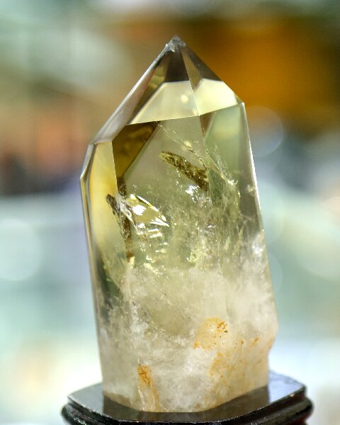 Hand Polished Citrine Obelisk - Natural Crystal for Meditation, Energy Work & Home Decor