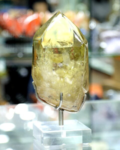 Natural Citrine Crystal Tower - Unique Handcrafted Gift for Crystal Lovers & Collectors