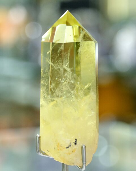 Citrine Wealth Crystal Tower - Raw Natural Stone Decor for Living Room, Bedroom & Desk