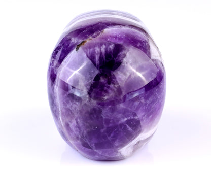 3.0" Dream Amethyst Hand Carved Crystal Realistic Skull Sculpture