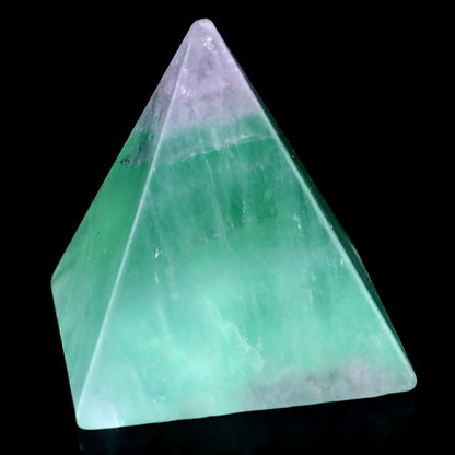52mm Fluorite Hand Carved Crystal Pyramid