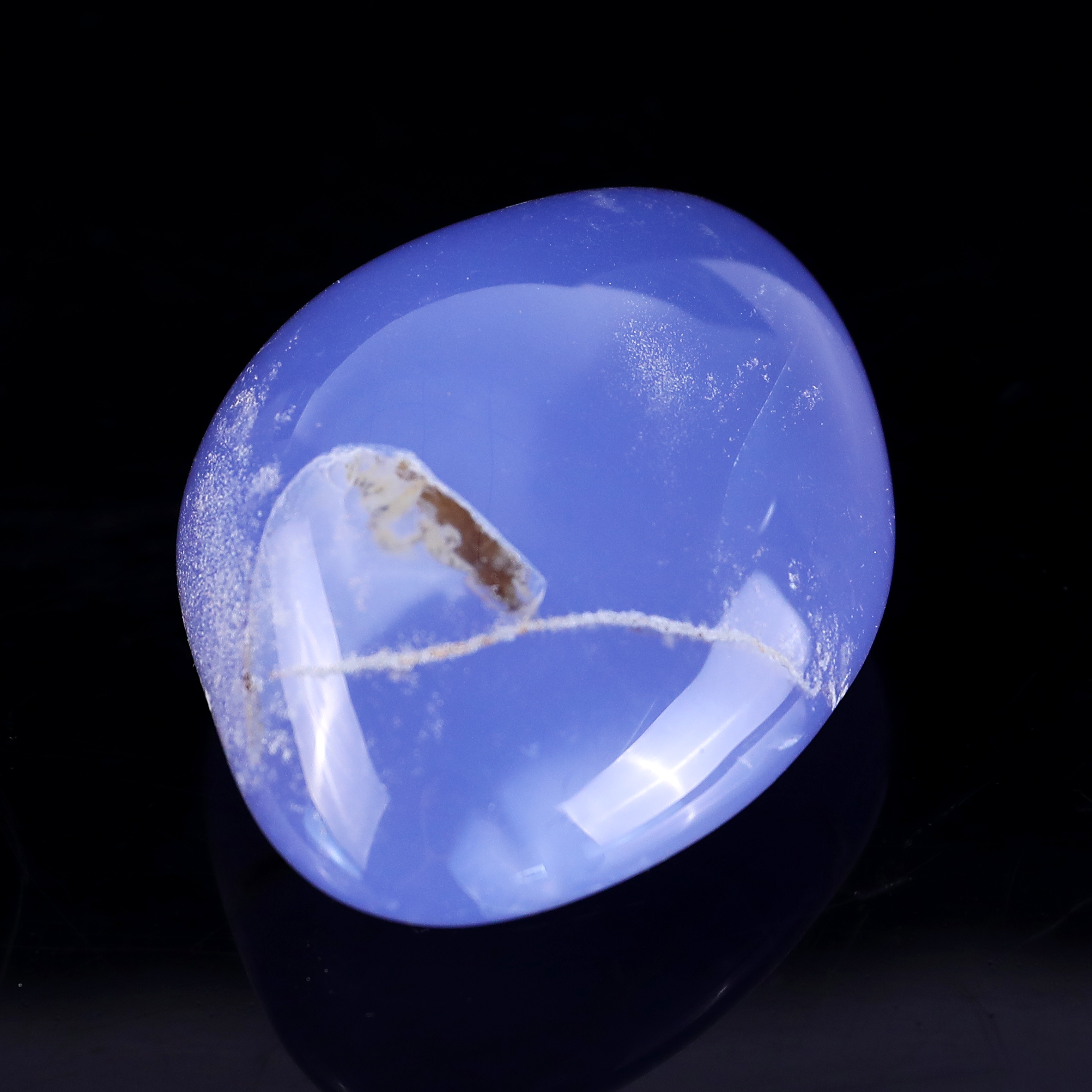 Blue Chalcedony Free Shape Polished Stone