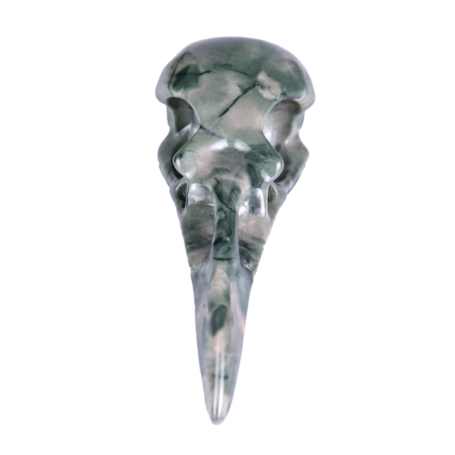 Jiulong Jade Crow Skull