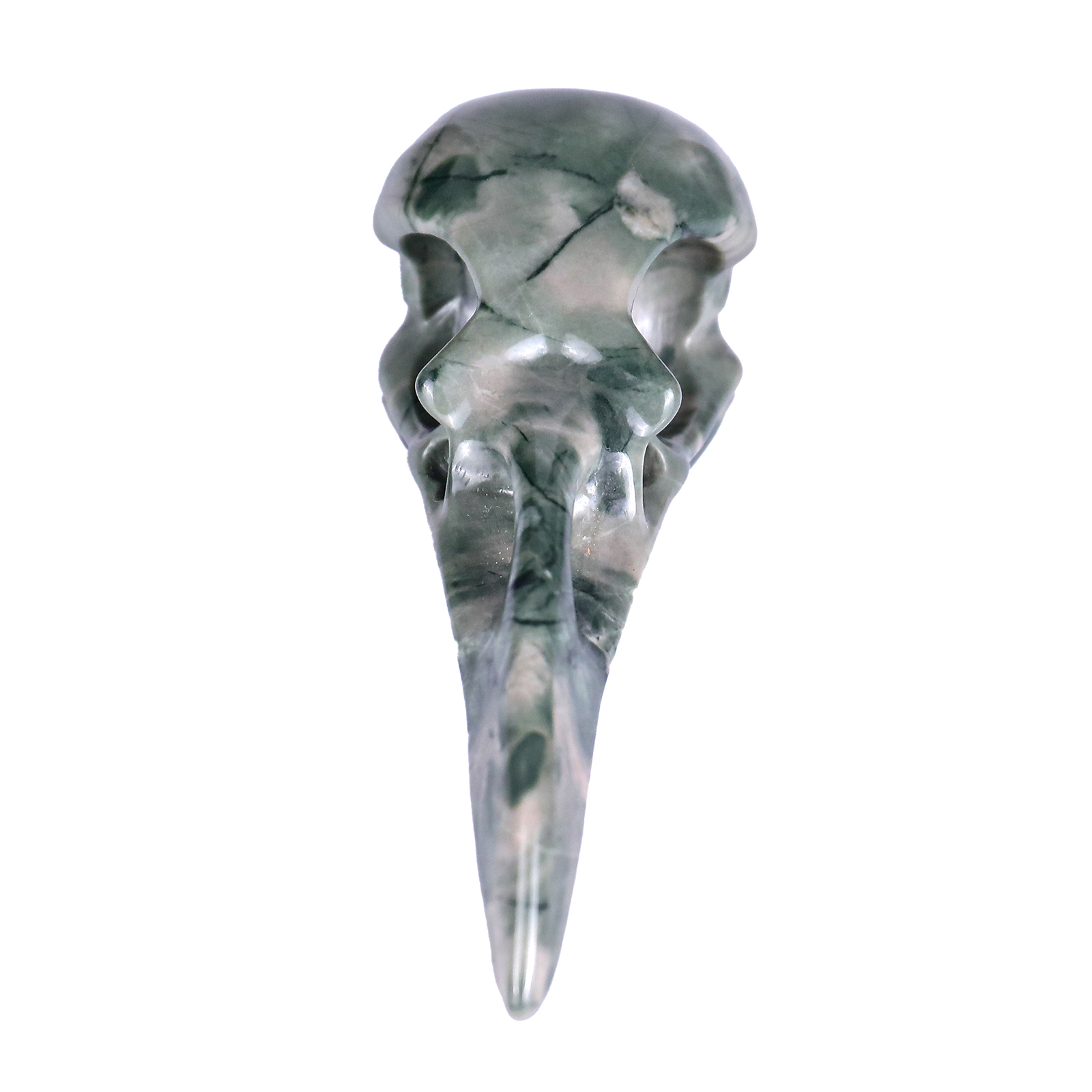Jiulong Jade Crow Skull