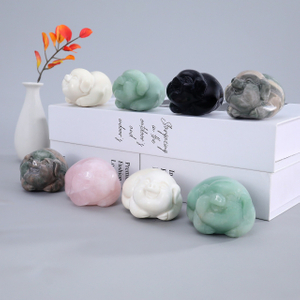 Natural Jade Handmade Lucky Pig Figurine - Feng Shui Home Decoration & Collectible