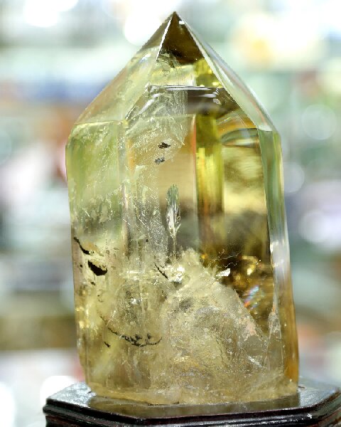 Natural Citrine Tower - Hand Polished Crystal Decor for Home & Office