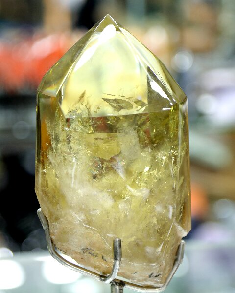 Natural Citrine Crystal Tower - Unique Handcrafted Gift for Crystal Lovers & Collectors