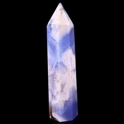 150mm Blue Chalcedony Hand Carved Crystal Point