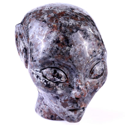 3.9" Yooperlite Hand Carved Crystal Elf Alien Sculpture