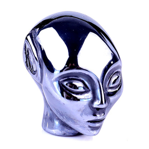 1.5" Terz-Hertz Hand Carved Crystal Elf Alien Sculpture
