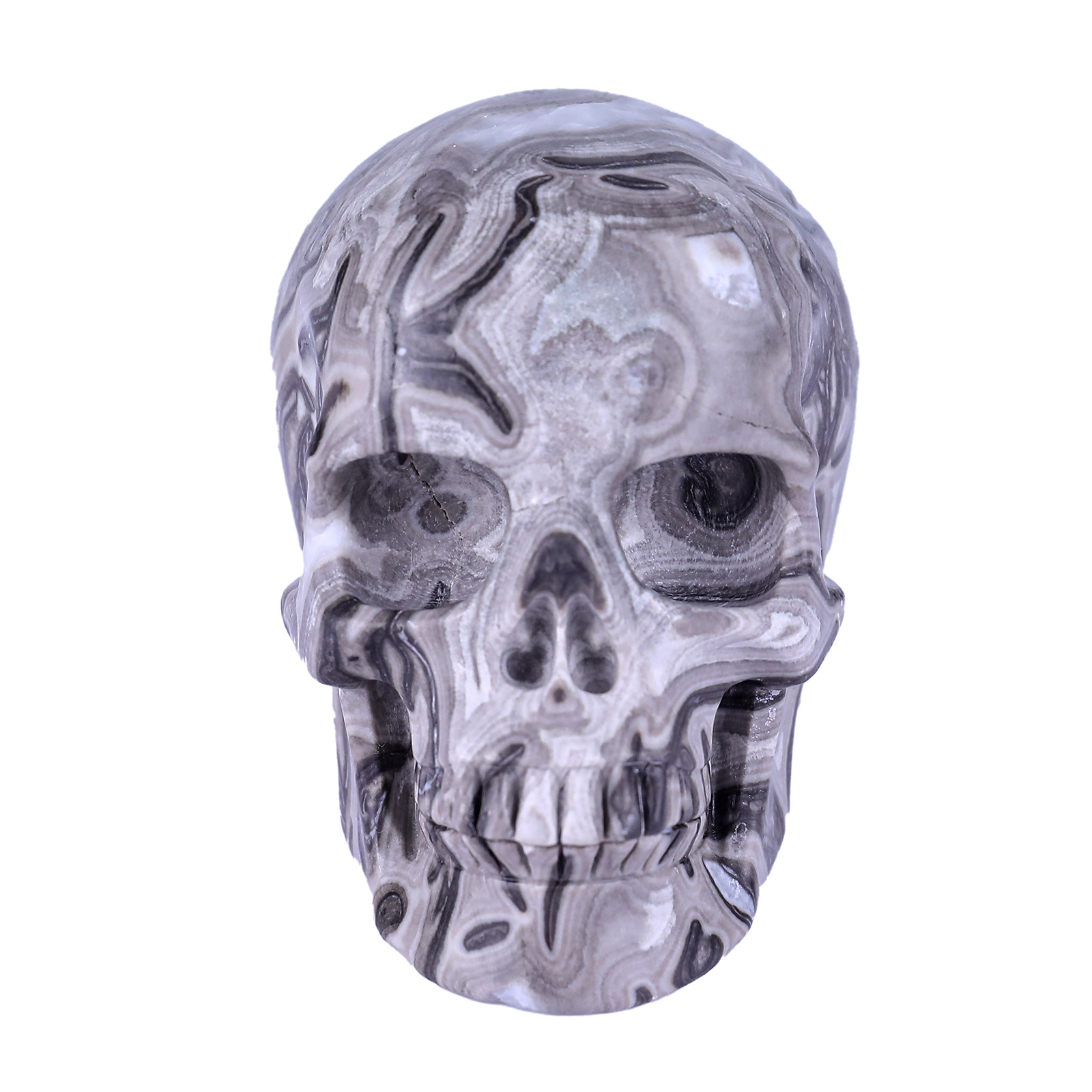 Black Obsidian Handmade Figurines Crystal Skulls Crafts