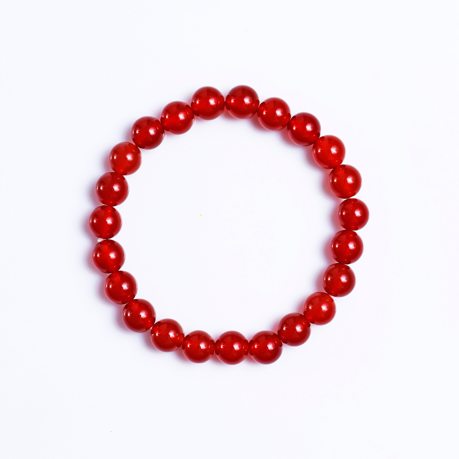 Natural Carnelian Crystal Bead Bracelet,Healing Energy Bracelet