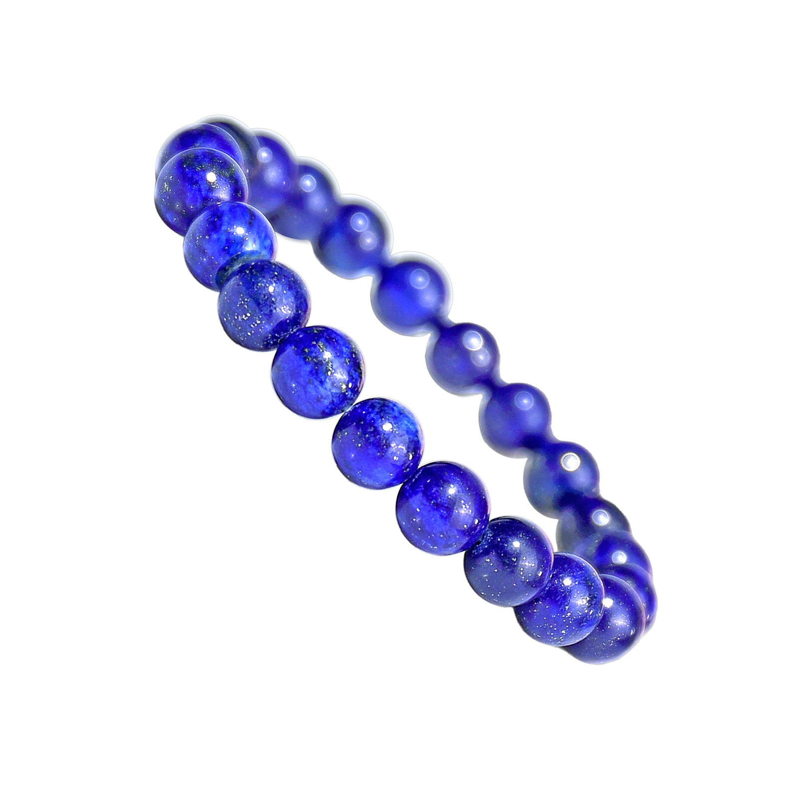 Natural Lapis Lazuli Crystal Bead Bracelet,Healing Energy Bracele