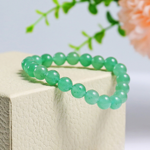 Natural Green Aventurine Crystal Bead Bracelet,Healing Energy Bracelet