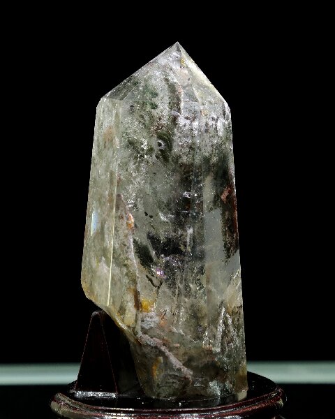 Genuine Phantom Crystal Tower - Feng Shui Protection Crystal Column for Office Decor