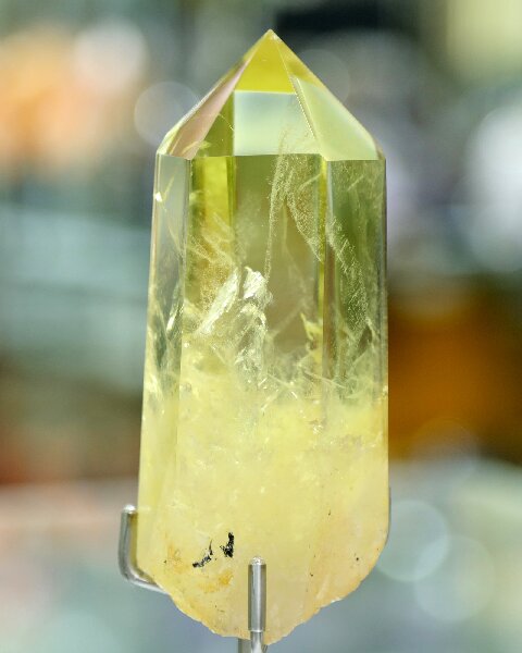 Citrine Wealth Crystal Tower - Raw Natural Stone Decor for Living Room, Bedroom & Desk