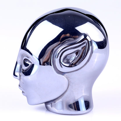 2.9" Tera-Hertz Hand Carved Crystal Elf Alien Sculpture
