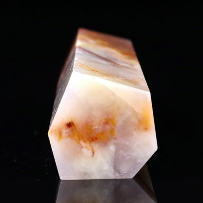 105mm Chalcedony Hand Carved Crystal Point