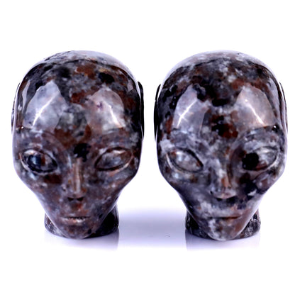 1.5" Yooperlite Hand Carved Crystal Elf Alien Sculpture