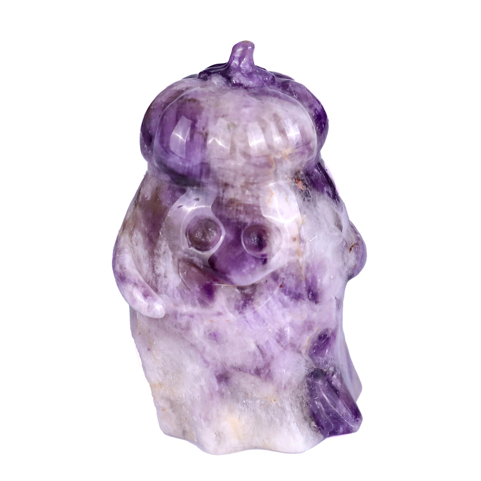 Dream Amethyst Pumpkin Ghost