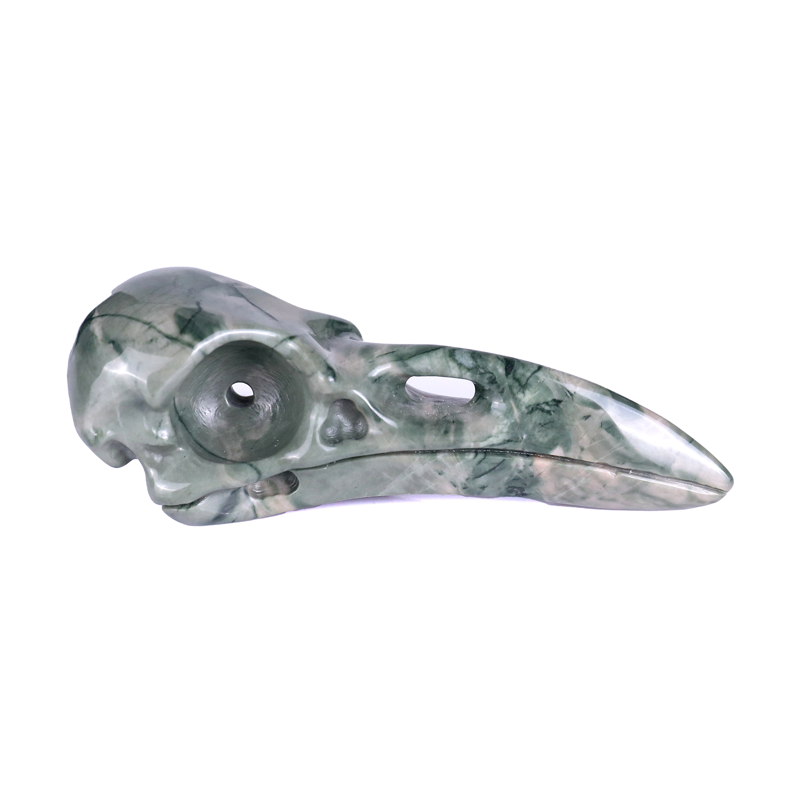 Jiulong Jade Crow Skull