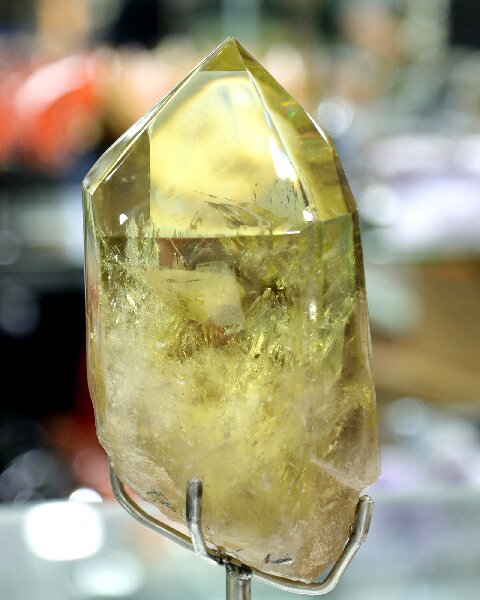 Natural Citrine Crystal Tower - Unique Handcrafted Gift for Crystal Lovers & Collectors